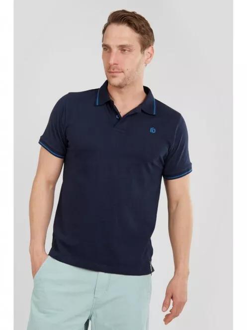 Fundango Incognito Poloshirt férfi galléros póló sötétkék színben 2