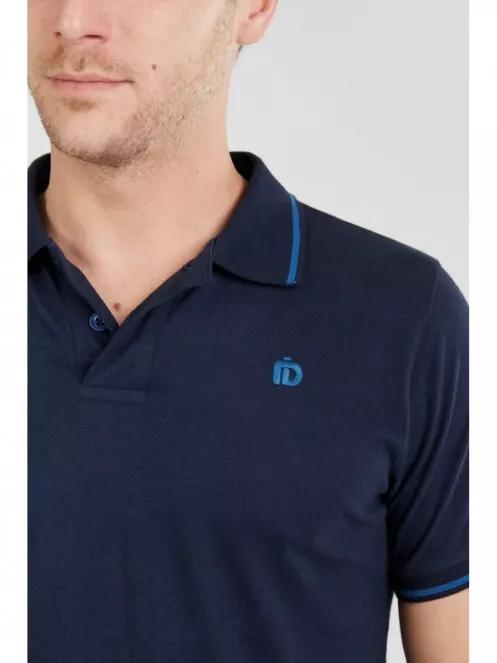 Fundango Incognito Poloshirt férfi galléros póló sötétkék színben 4