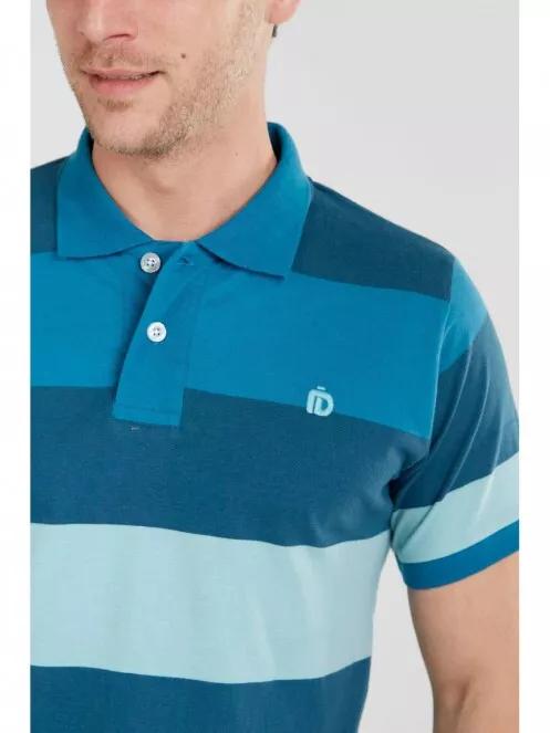 Fundango Dale Poloshirt férfi galléros póló kék színben 4