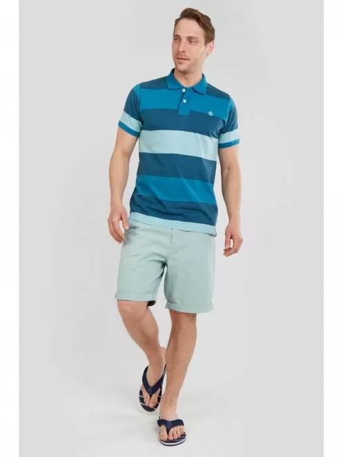 Fundango Dale Poloshirt férfi galléros póló kék színben 5