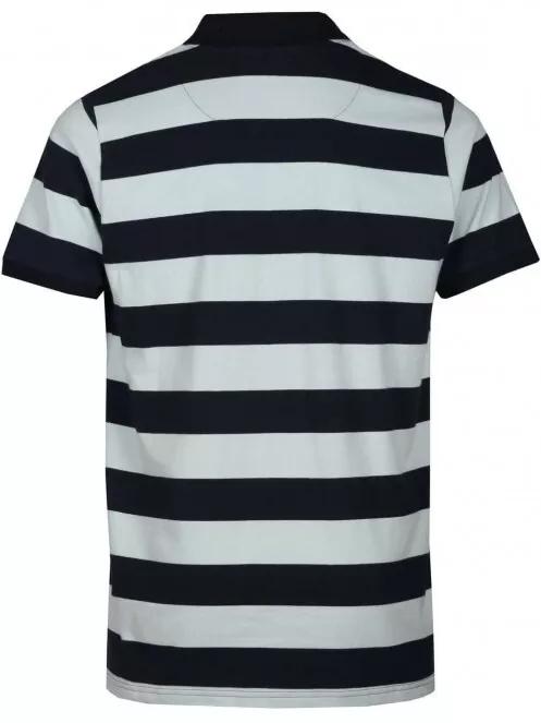 Fundango Incognito stripe Poloshirt férfi galléros póló zöld színben 6
