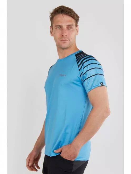 Fundango Tech T Technical Tshirt férfi rövid ujjú sport póló kék színben 2