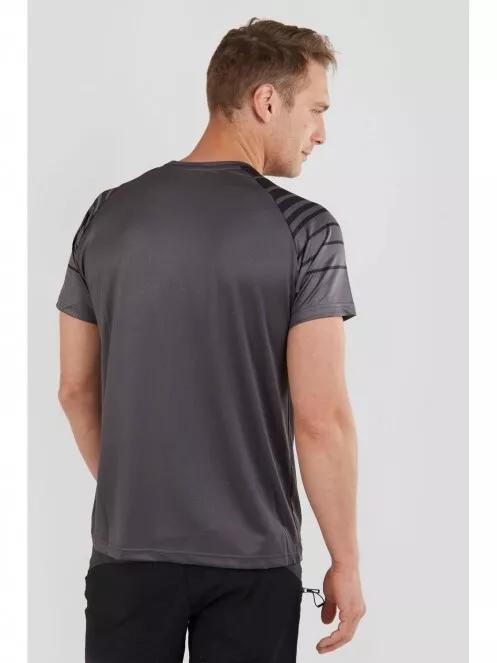 Fundango Tech T Technical Tshirt férfi rövid ujjú sport póló szürke színben 3
