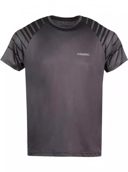 Fundango Tech T Technical Tshirt férfi rövid ujjú sport póló szürke színben 7