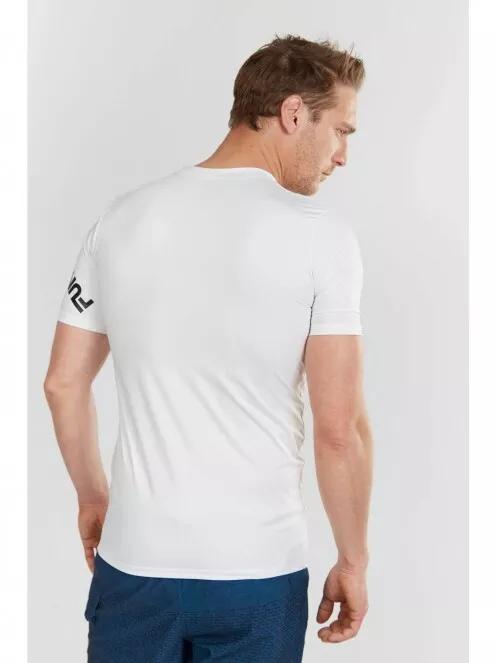 Fundango Manado Rashguard férfi rövid ujjú lycra fehér színben 4