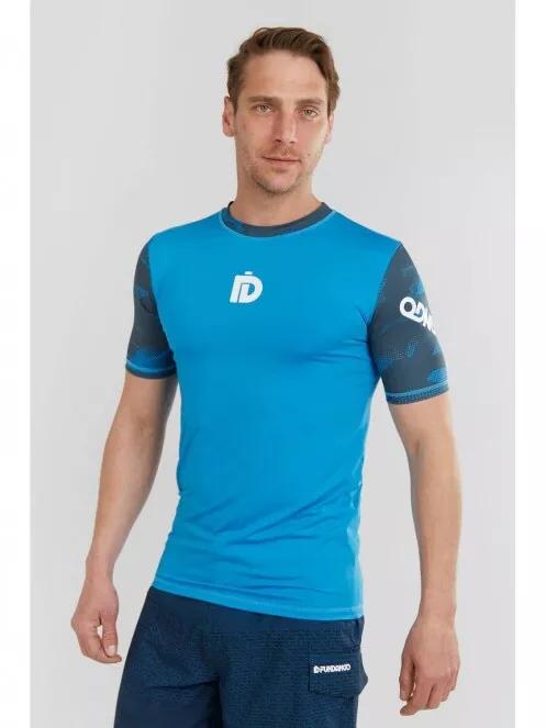 Fundango Manado Rashguard férfi rövid ujjú lycra kék színben 2