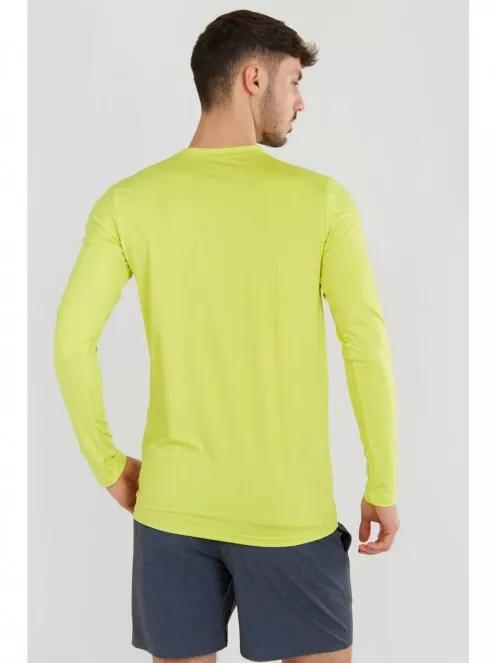Fundango Manado Long Rashguard férfi hosszú ujjú lycra zöld színben 4