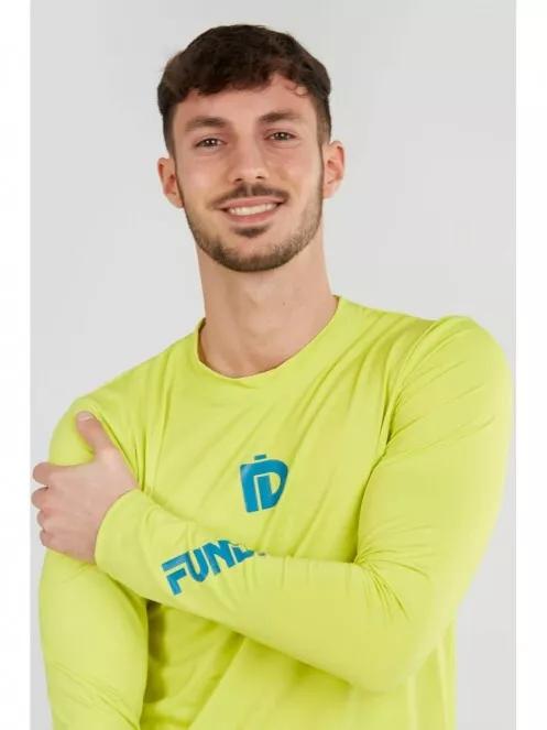 Fundango Manado Long Rashguard férfi hosszú ujjú lycra zöld színben 5