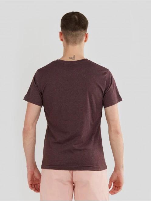 Fundango Basic - T Logo-4 T-shirt férfi rövid ujjú póló piros színben 3