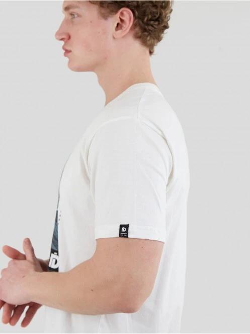 Fundango Basic - T Logo-10 T-shirt férfi rövid ujjú póló fehér színben 5