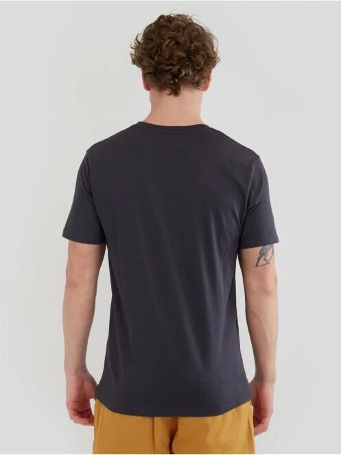 Fundango Basic - T Logo-11 T-shirt férfi rövid ujjú póló szürke színben 3