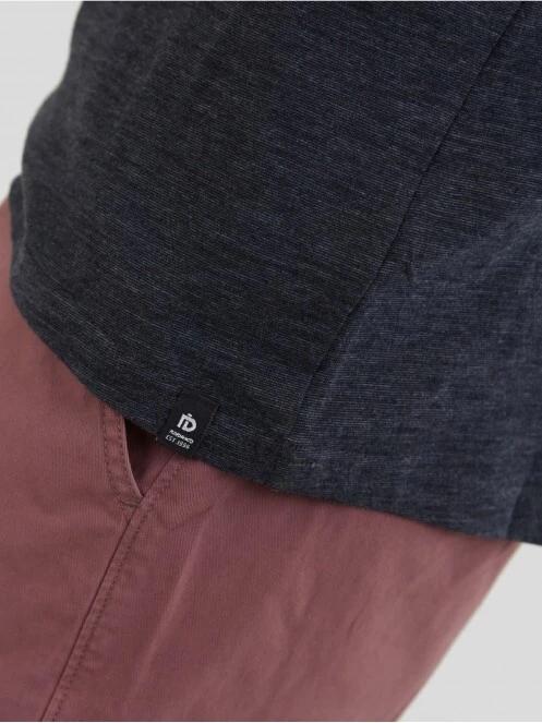 Fundango Jaggy Structured T-Shirt férfi rövid ujjú póló szürke színben 6