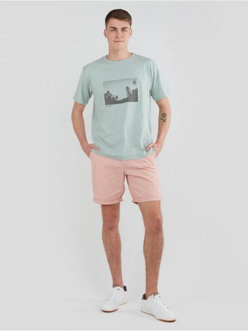 Fundango Talmer T-shirt férfi rövid ujjú póló zöld színben 4