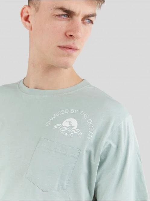 Fundango Talmer Pocket T-shirt férfi rövid ujjú póló zöld színben 5