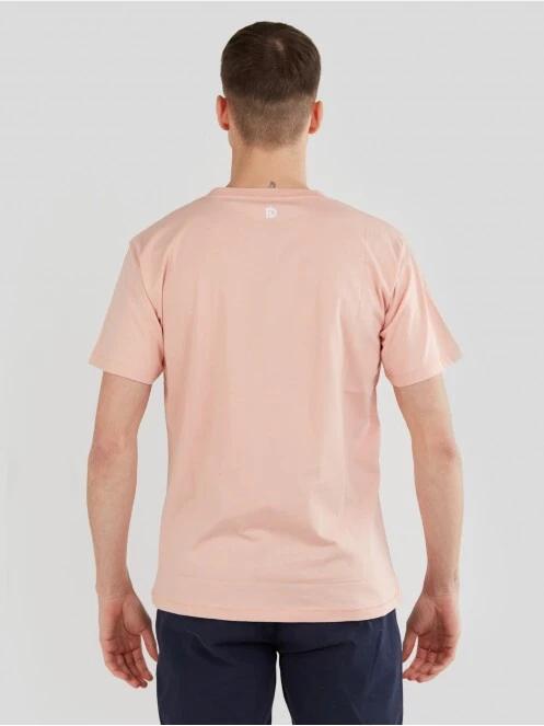 Fundango Talmer Pocket T-shirt férfi rövid ujjú póló rózsaszín színben 3
