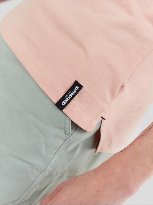 Fundango Incognito Mono Poloshirt férfi galléros póló rózsaszín színben 6