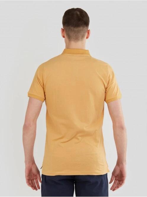 Fundango Incognito Mono Poloshirt férfi galléros póló sárga színben 3