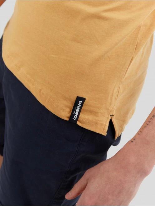 Fundango Incognito Mono Poloshirt férfi galléros póló sárga színben 5