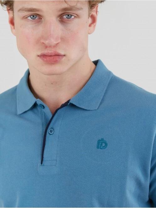 Fundango Molton Poloshirt férfi galléros póló kék színben 5
