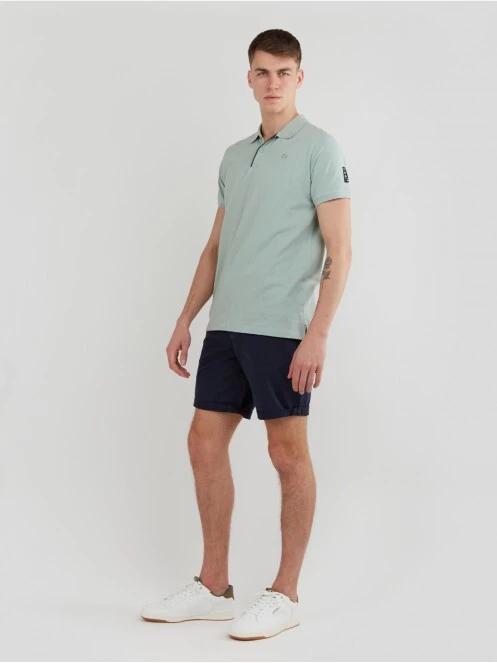Fundango Molton Poloshirt férfi galléros póló zöld színben 4