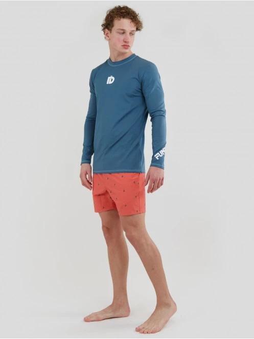 Fundango Manado Long Rashguard férfi hosszú ujjú lycra kék színben 4