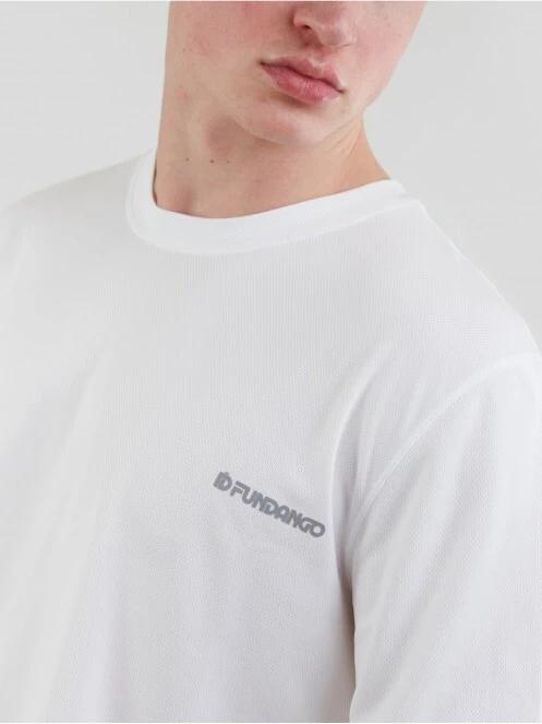 Fundango Maurice Long Rashguard férfi hosszú ujjú lycra fehér színben 5
