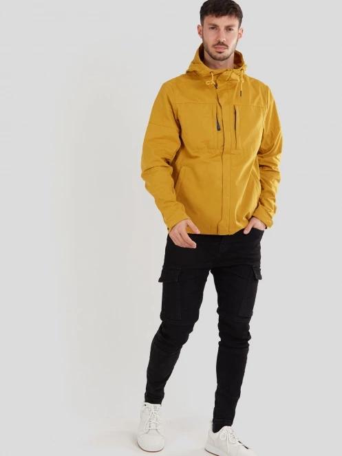 Fundango Managa jacket férfi átmeneti kabát sárga színben 4