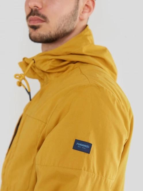Fundango Managa jacket férfi átmeneti kabát sárga színben 6
