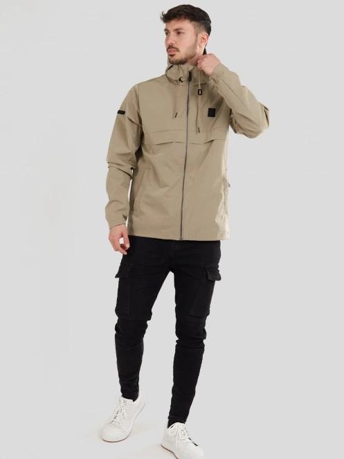 Fundango Clayton Casual Jacket férfi átmeneti kabát homok színben 4