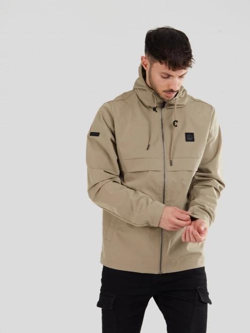 Fundango Clayton Casual Jacket férfi átmeneti kabát homok színben 5