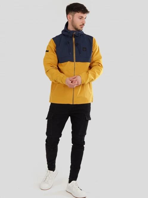 Fundango Clayton Casual Jacket férfi átmeneti kabát sárga színben 4