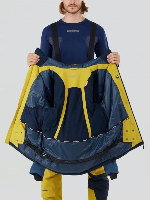 Fundango Privet Allmountain Jacket férfi síkabát sárga színben 5