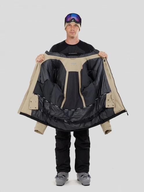 Fundango Privet Allmountain Jacket férfi síkabát homok színben 5
