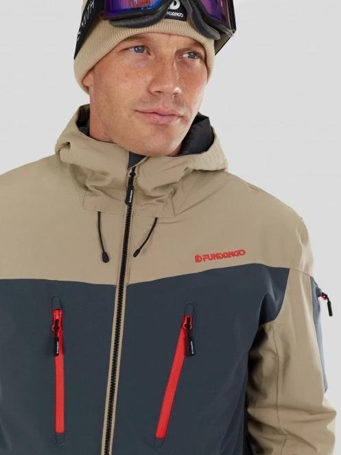 Fundango Privet Allmountain Jacket férfi síkabát homok színben 9