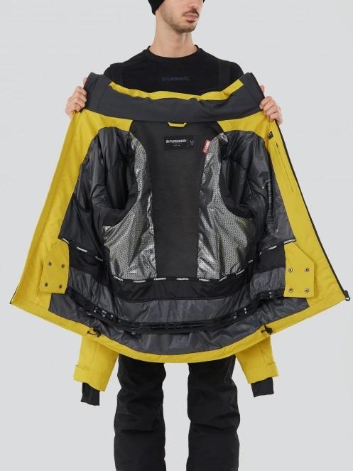 Fundango Telluride Ski Jacket férfi síkabát sárga színben 5