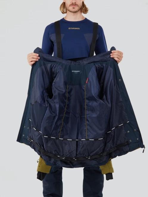 Fundango Fairfield Padded Jacket férfi steppelt síkabát sötétkék színben 5