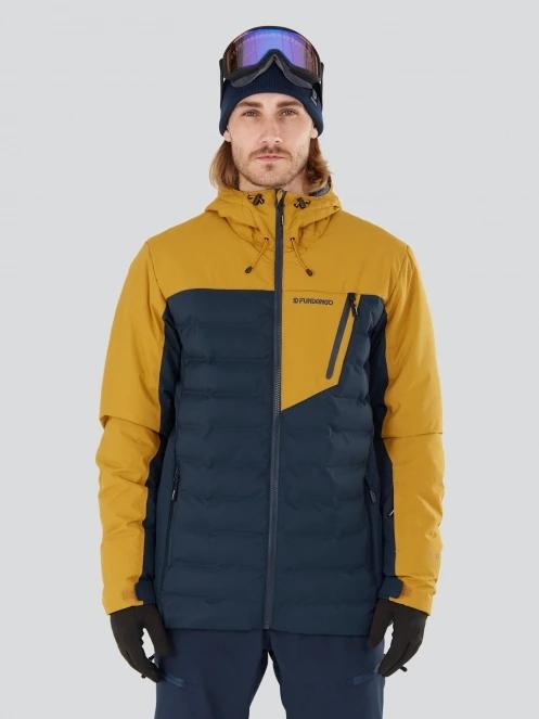 Fundango Fairfield Padded Jacket férfi síkabát sárga színben 2