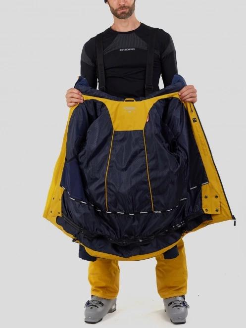 Fundango Fairfield Padded Jacket férfi steppelt síkabát sötétkék színben 5