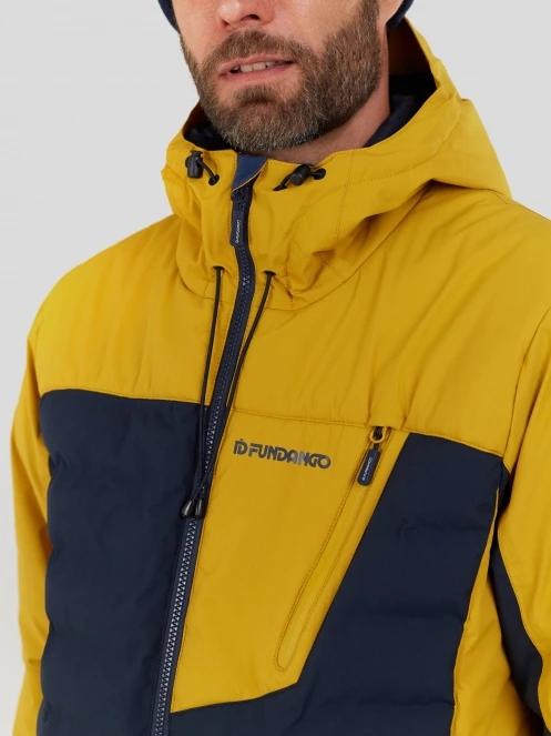 Fundango Fairfield Padded Jacket férfi steppelt síkabát sötétkék színben 7