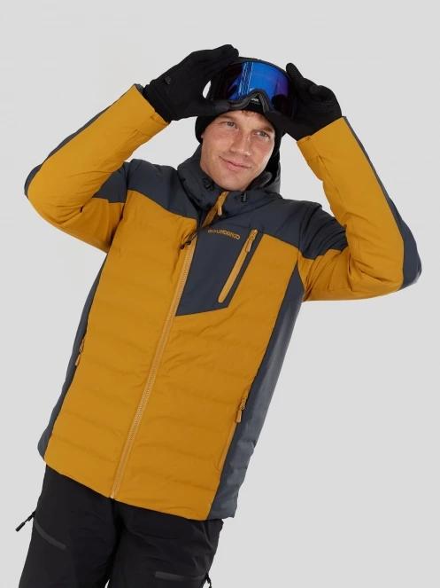 Fundango Fairfield Padded Jacket férfi steppelt síkabát szürke színben 6