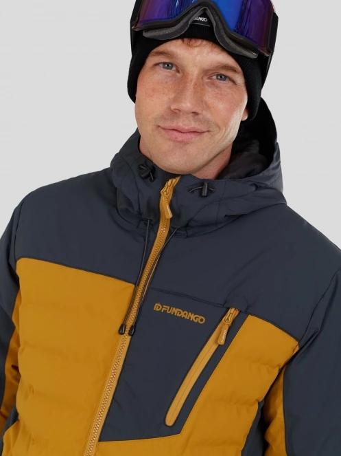 Fundango Fairfield Padded Jacket férfi steppelt síkabát szürke színben 7
