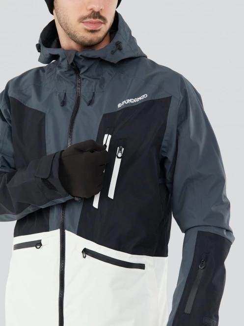 Fundango Rigel 3L Jacket férfi síkabát szürke színben 6