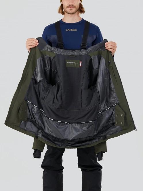 Fundango Rigel 3L Jacket férfi síkabát oliva színben 5