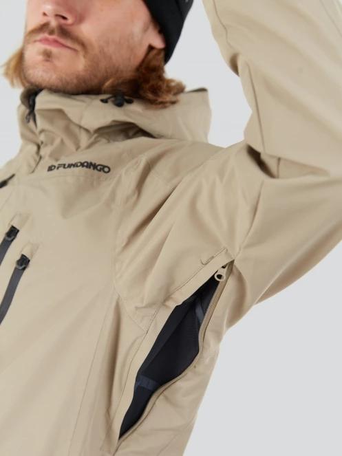 Fundango Rigel 3L Jacket férfi síkabát homok színben 8