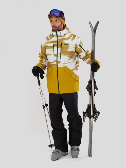 Fundango Baily ECO Allmountain Jacket férfi síkabát sárga színben 4