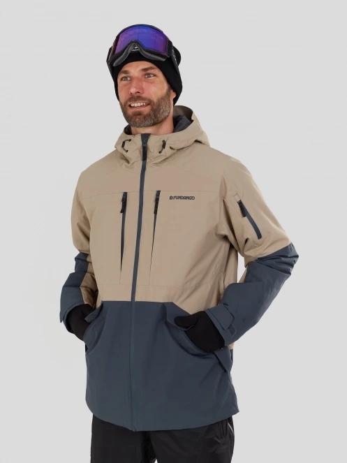 Fundango Baily ECO Allmountain Jacket férfi síkabát homok színben 2