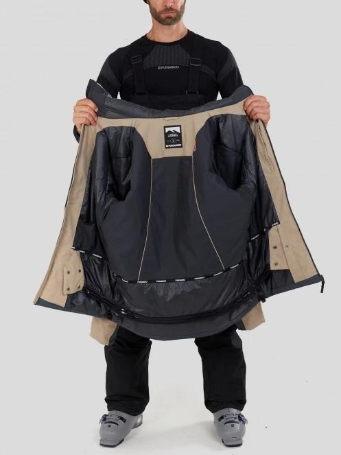 Fundango Baily ECO Allmountain Jacket férfi síkabát homok színben 5