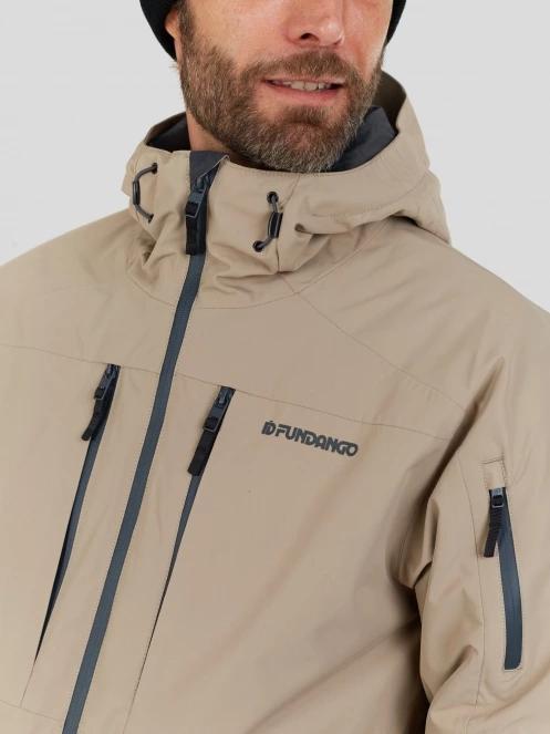 Fundango Baily ECO Allmountain Jacket férfi síkabát homok színben 7