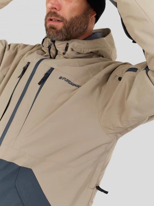 Fundango Baily ECO Allmountain Jacket férfi síkabát homok színben 8