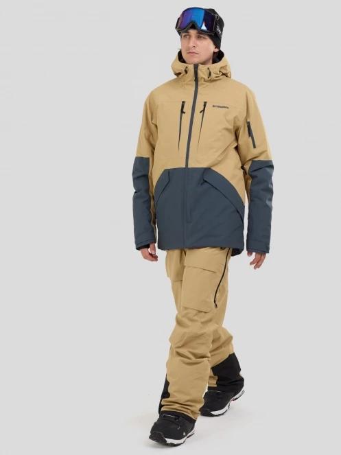 Fundango Baily ECO Allmountain Jacket férfi síkabát homok színben 4